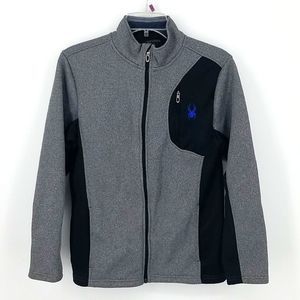 Spyder Boy's Mock Neck Full Zip-up Jacket